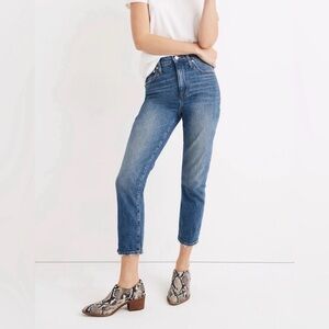 Madewell High Rise Slim Boyfriend Crop 34